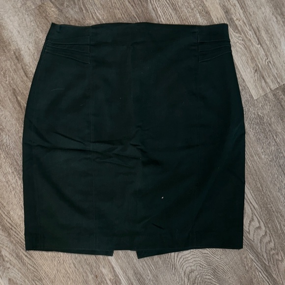 Express Dark Green Pencil Skirt - Picture 1 of 5